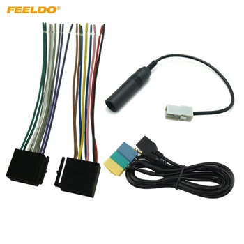 FEELDO 1Set AUX/USB/Napajalni Pas/Antenski Adapter Suite Set Za Hyundai PA710S/KIA Soul #3240