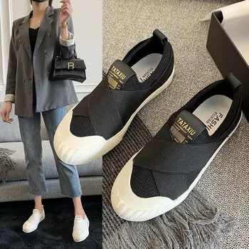 Feizhi ženske čevlje 2022 novo lupino-toe bele čevlje, superge ženske ravno čevlji ženske loafers športni čevlji ženske, ženska, čevlji