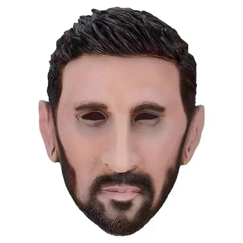 G. Nogomet lep simulacije znak Messi glavo Pustne maske počitnice stranka obleko gor smešno