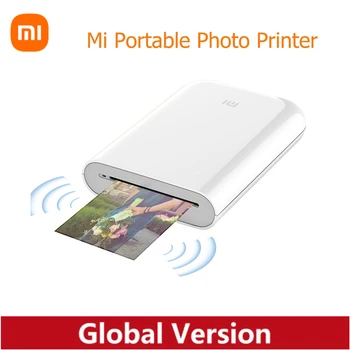Globalna Različica Xiaomi Mi Prenosni Foto Tiskalnik AR Foto CINK Toplotne Žep Mini Brezžična Bluetooth Printer Support Mi Doma APP