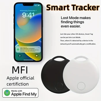 GPS Mini Tracker MFI Certificiranje Anti Izgubili Opomnik Naprave Tipko Denarnica, Avto Smart Air Oznako Deluje Z Apple Najti Svoj IOS Sistem
