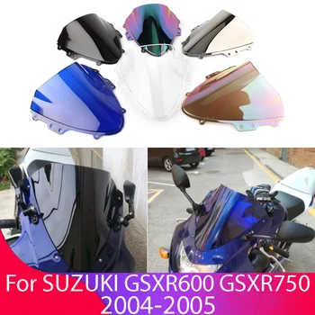 GSXR600/GSXR750 Cafe Racer Motocikel Vetrobransko steklo Windscree Veter Deflektor Za Suzuki GSXR 600/750 2004-2005 K4 GSX-R750/600