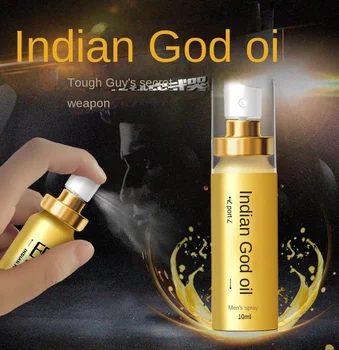 Indijski bog olja Moški Močan Sex Delay Spray za Moške Zunanjo Uporabo Preprečiti Prezgodnji Izliv Podaljšati 60 Minut Velik Penis