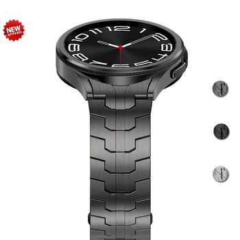 Iz nerjavečega Jekla, Trak za Samsung Galaxy Watch 6/5/4 40 mm 44 6/4Classic 43 47mm 42 46mm Brez Vrzeli Metal Band 5 Pro 45mm zapestnica