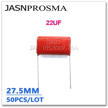 JASNPROSMA CBB kondenzator igrišču 27,5 MM 100V 50PCS 22UF 226J 5% Kovinsko Film Kapacitivnosti
