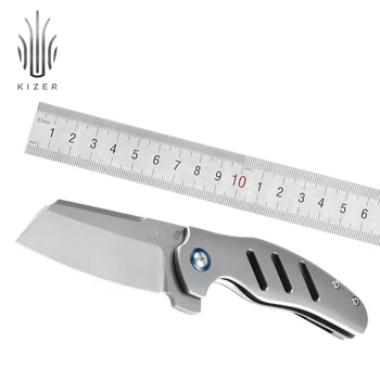 Kizer Taktično Nož C01C Ki4488 Posebne Cleaver Folding Nož za Lov Žepni Nož za Kampiranje na Prostem Reševanje Ročno Orodje