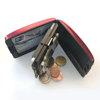 Kovanec Torbice Moške Denarnice, Kreditne Kartice Primeru Anti RFID Optično Varovalo za Unisex Banka Imetnika Kartice Kovinsko Denarnice