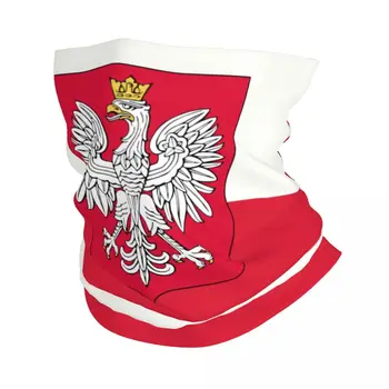 Kraljestvo Poljsko Zastavo Ruta Pozimi Vratu Toplejše Moških Windproof Zaviti Obraz Šal za Pohodništvo Polska Grb Gaiter Glavo