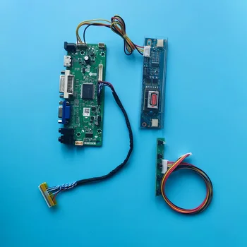 Krmilnik odbor DVI HDMI je združljiv LCD Driver kit VGA 2 CCFL inverter M. NT68676 Za TX39D80VC1GAA 1280*800 15.4