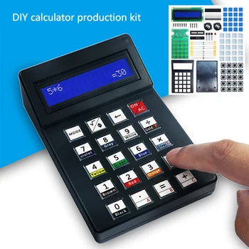 LCD1062 Zaslon Kalkulator DIY Elektronskih Kit 51 Mikrokrmilnik Usposabljanje Preizkus Proizvodnje Komplet za trdo Spajkanje, Sestavljanje