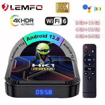 Lemfo K8S Pametna Android TV Box 2023 android 13 RK3528 4GB&64 GB Dual Wifi6 4K 3D Media Player, TV Okno Lan 8K RGB Set Top Box