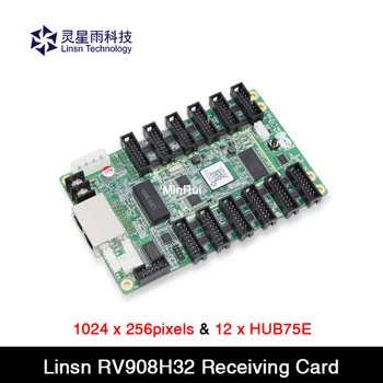 Linsn RV908H32 Prejema Kartice LED Zaslon za Nadzor Sistema,RGB LED Modul barvno LED kontrolna Kartica 12 x HUB75E