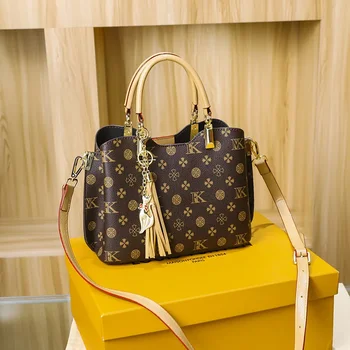 Luksuzne blagovne znamke žensk, velike zmogljivosti, so preproste delo torbice z visoko kakovostjo internet rdeča modni retro natisnjene vrečke