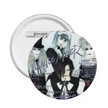Malice Mizer Visual Kei Japonski Rock Band Gothic Pin Nazaj Gumbe za Prilagajanje Broška Značko za Nahrbtnik Pinback Darilo za Rojstni dan