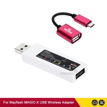 Mayflash MAGIC-X Brezžični Krmilnik za USB Adapter za za PS5 Nadzor za PS4 Gamepad za Xbox Serije X|S/Switch/Pare Konzole