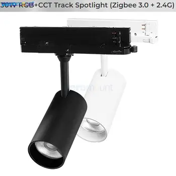 MiBoxer 30W RGB+SCT Skladbo Pozornosti (Zigbee 3.0 + 2.4 G) WiFi Smart Tuya APLIKACIJO Glasovni RF Daljinski upravljalnik TS5-30W-ZR TS5-30B-ZR
