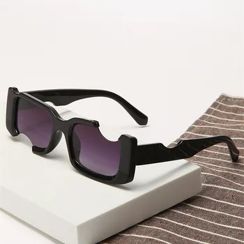 Moda Pravokotnik sončna Očala Ženske blagovne Znamke Oblikovalec 2024 Novi Retro Majhen Okvir Plastična Očala za Sonce Lady Kvadratnih Odtenki UV400