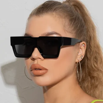 Moda za Ženske Big Okvirjem Kvadratnih Vintage sončna Očala blagovne Znamke Oblikovalec Ženske sončna Očala Luksuzni Moških UV Odporne Odtenki UV400 Očala