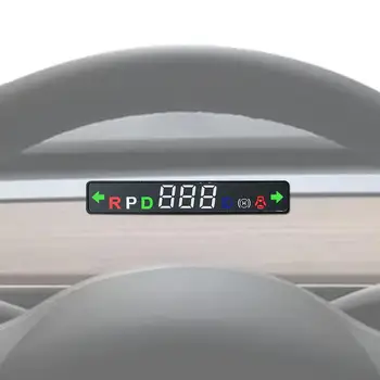 Model 3 Model Y Glavo Gor LED Zaslon HUD armaturne Plošče Polnjenje Nepremočljiva Displayer Za Prikaz Moči, Hitrosti Prestavi Kolo