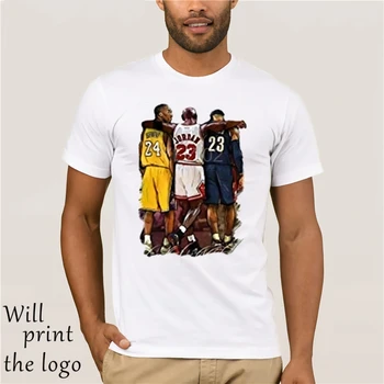 Moške Bryant Michael LeBron Zvezde T-shirt