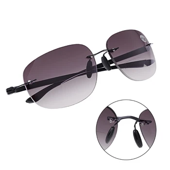 Na prostem Soncu Bralci Rimless Bifocal Obravnavi Očala sončna Očala Moške in Ženske +1.0 +3.5