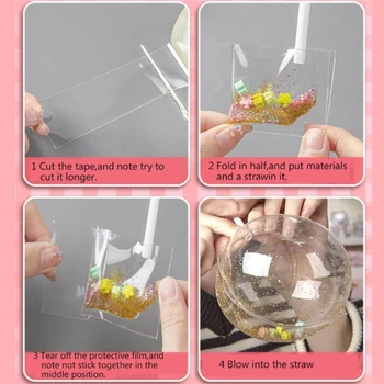 Nanos Trak Mehurček Maker Kompleti, ki Izpolnjuje Oprostitev Stres DIY Balon Piha Trak