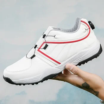 Nov Profesionalni Golf Čevlji Moški Nepremočljiva Golf Superge Non-Slip Hoja Golfist Footwears Spikeless Športni Copati