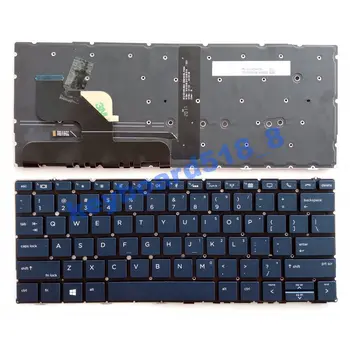 Nova ameriška angleščina Za HP ELITE Dragonfly G2 MAX 13.3 Laptop Tipkovnici modro Osvetljen