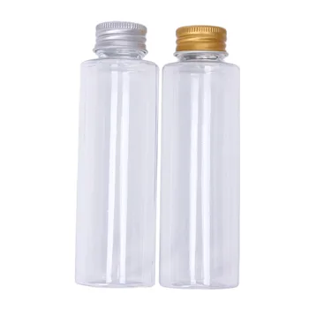 Novih 100 ml Plastične Potovalne Prazne Kozarce Stekleničke Parfuma Tekoči Posoda iz Aluminija Skp Srebrna/Zlata ZKH102