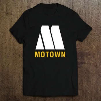 Novo Motown Snemanje Logotip moška T-Shirt Tee Črna Bela Velikost S-2XL #IWN7