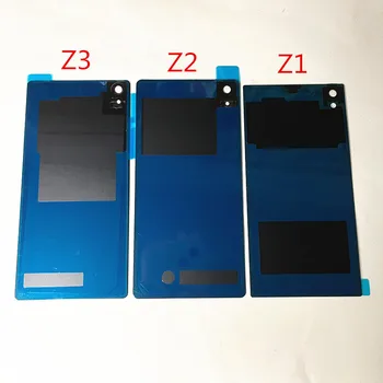 Novo Za Sony Xperia Z1 Z2 Z3 Zadnja Vrata Baterijo Nazaj Ohišju Stekla Zamenjava Kritje Primera Z Logotipom