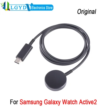 Original USB Hiter Polnilec Za Samsung Galaxy Watch Active2 SM-R820 SM-R825 SM-R830 SM-R835 Smartwatch Magnetni Polnjenje Baze