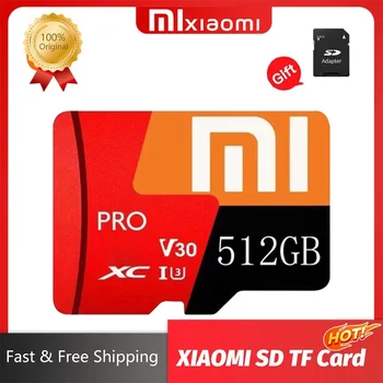 Original Xiaomi Pomnilniško Kartico 2TB 1TB 512GB 128GB 256GB 64GB A1/A2 SD/TF Flash Kartica SD Telefona/Tabličnega RAČUNALNIKA Dati Card Reader Darila