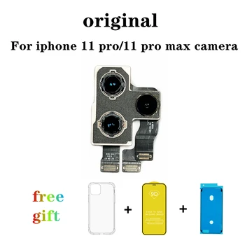 Original zadnjo Kamero Za iPhone 11 Pro max Plustraseira Zadaj Glavni Velik Objektiv Flex Kabel 11 Pro Kamere