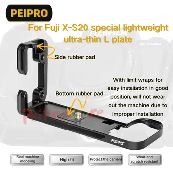 PEIPRO X-S20 hitro Sprostitev L-nosilec tablice Hitro Realease Baseplate fotoaparat Ročaja za Fujifilm X-S20 fotoaparati