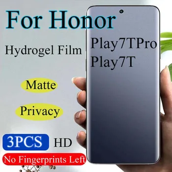 Play7TPro Mat Screen Protector Za Čast Play7T Pro Zasebnosti Hydrogel Film Igrajo 7TPro Mehko HD Anti-Peeping Modra Polna Pokritost