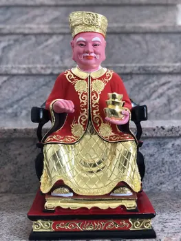 Po meri izdelani leseni kip Bude, Jugovzhodna Azija Bog Na Tuk Kong DOMOV trgovina Učinkovita zaščita Blaginje FENG SHUI kip