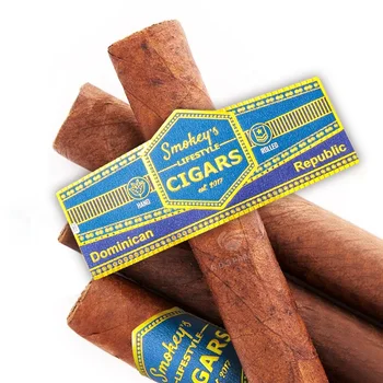 Po meri productCustomize Zasebnih Cigar Obroč Embalažo, Etiketo, Zlata Folija Reliefno Tiskanje, Logotip Cigar Band Nalepke Nalepke po Meri