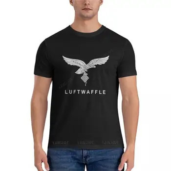poletje moški t-shirt črna človek tshirt LuftWaffle Klasičnih T-Shirt fantje majice s kratkimi rokavi T-shirt kratek mens t srajce športna eleganca