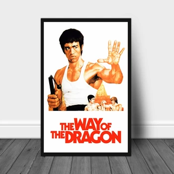 Pot na Dragon Filmski Plakat (1972) Platno, Tisk Domov Stensko Slikarstvo Dekoracijo (Brez Okvirja)