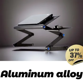 Prenosni Nastavljivi, Zložljivi Računalnik Aluminij Zlitine Desk Laptop Stojala za TV posteljo Prenosni RAČUNALNIK Namizni Stojala za Večnamensko Lapdesk