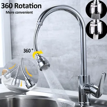 Prilagodljiv Korito Pipo Škropilnica 360 Vrtenje Prilagoditev Za Varčevanje Z Vodo Visoko Pressu Pipo Razširitev Kopalnico, Kuhinjski Pribor