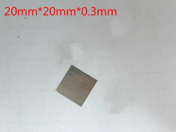 Pure platinum tablet, platinasto ploščo elektroda, čistost: 99.99%, specifikacija: 20*20*0.3 mm.