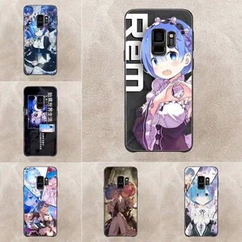 ReZERO Ram Rem Anime Primeru Telefon Za Samsung Galaxy A50 A51 A71 A21s A31 A41 A70 A30 A22 A02s A13 A53 5G Pokrov
