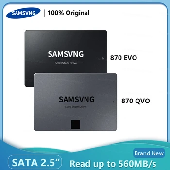 SAMSVNG pogonu SSD, 1tb 870 QVO 870 EVO 500 GB 250 GB Notranji ssd Disk 1T 2T 4T HDD Trdi Disk SATA 3 2.5 za Prenosni Računalnik