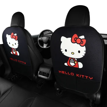 Sanrio Avtomobilski Sedež Anti-Kick Varstvo Pad Hello Kitty Risanka Otroka Zadnji Vrsti Anti-Kick Shranjevanje Srčkan Avto Okrasite Darilo Dodatki
