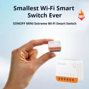 SONOFF MINIR4 Extreme Wi-Fi Smart Stikalo za Odklop Zamudo majhnosti Zunanje Stikalo za Nadzor Glasovni Nadzor Preko EWeLink Alexa Google