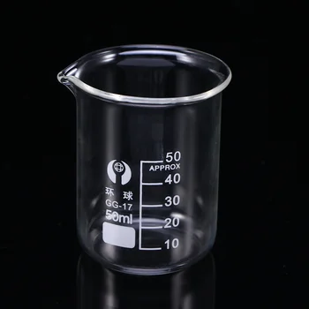 Stekla Gtk - 50 ml Premium Diplomiral Merjenje Pokal Visoko Natančno Gtk Stekleni izdelki Orodje za Študentske Preizkusa,, Kemija