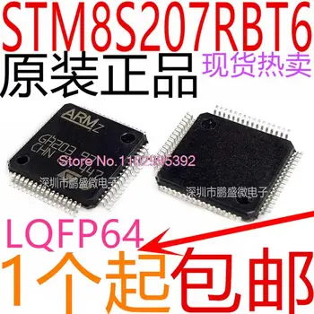 STM8S207RBT6 LQFP-64 24MHz/128KB/8MCU Original, na zalogi. Moč IC