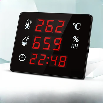 Temperatura in vlažnost meter, LED velik zaslon instrumenta, industrijske razred laboratorij, stenske toplogrednih
